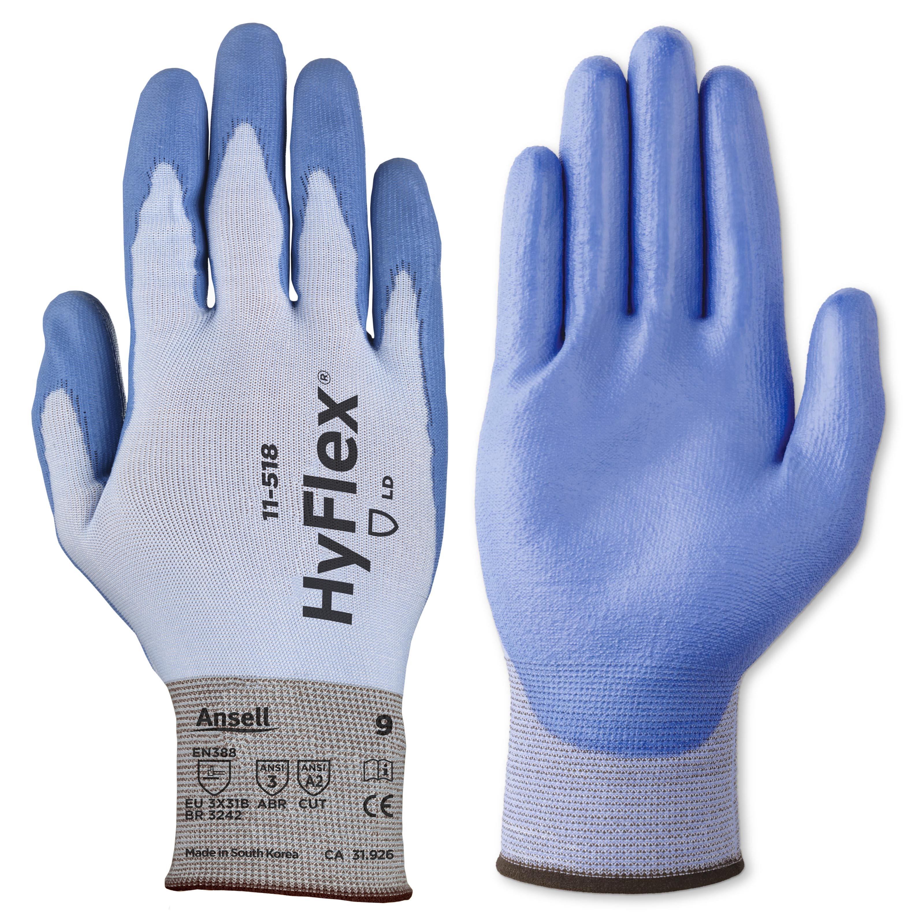 ANSELL HYFLEX 11-518 POLYURETHANE COATED - Cut Resistant Gloves